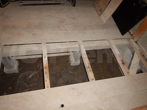 床上床下浸水の和室