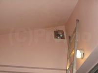 浴室塗装壁天井殺菌消毒後