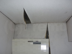 壁紙コンクリート下地の壁天井