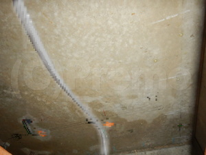 天井漏水事故後防カビ工事