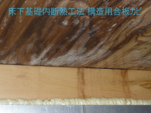 床下基礎内断熱工法構造用合板カビ