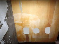 壁紙下地石膏ボード防カビ工事後
